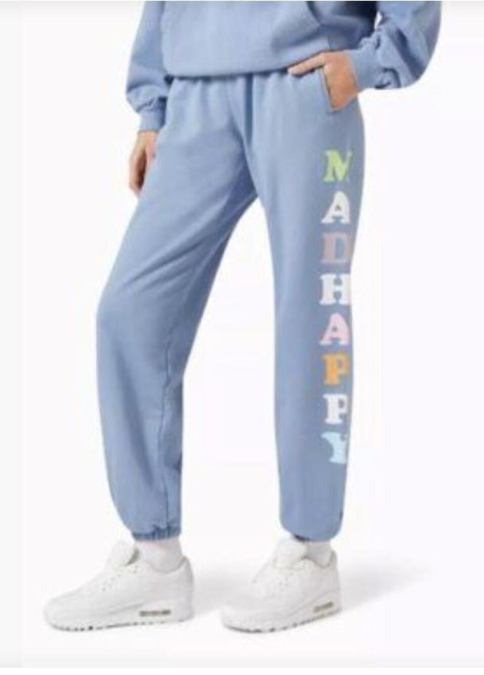 Madhappy French Terry Sweatpants Pastel Logo Y2K Waist Side Pocket S A010519